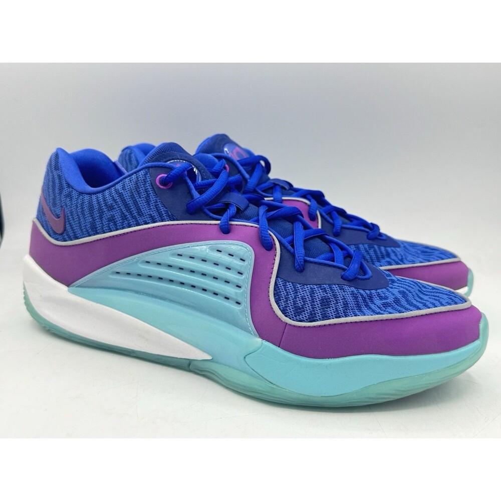 Nike KD 16 Ready Play Teal Blue Purple Basketball Shoes DV2917-401 Men’s Size 12